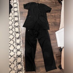 Black Maternity Scrub Set- Size Small